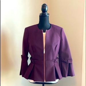 Ted Baker London NWT peplum crop sleeve jacket